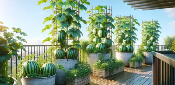 Wie man zu Hause Wassermelonen in Behältern anbaut